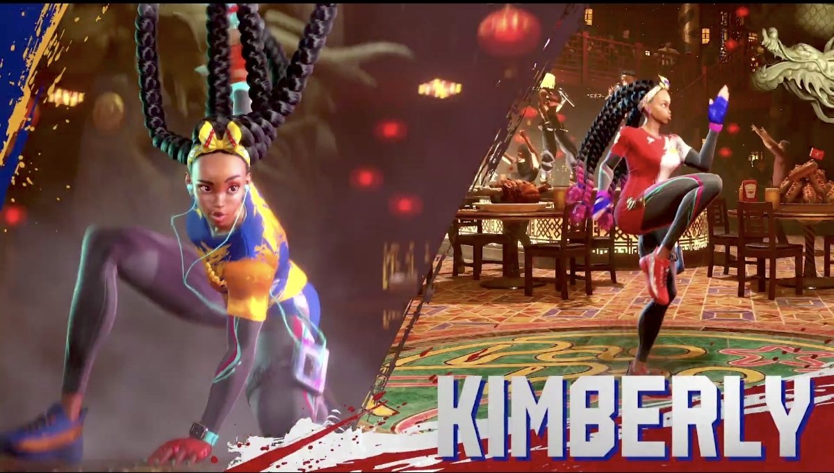 elliotching's tweet photo. @StreetFighter I have a question, why Ingrid is wear the shirt in outfit 2 hairstyle , but Kimberly is wearing in outfit 1 hairstyle , why? 😢 https://t.co/nyRaYvMI9n