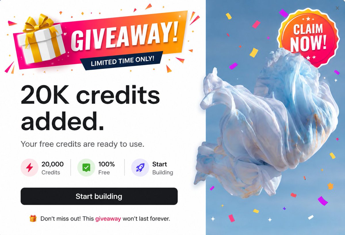 XSydneyFan's tweet photo. 🚨 ......... Free Giveaway Alert ........  🚨

📢 Anything AI Give 20,500 FREE Credits!

To Enter:
✅Follow @XSydneyFan
✅Like , Bookmark 🔖 & Repost

✅ Comment ' Anything Ai ' So I send Link in Your Dm

🤖 What is Anything AI?
Anything AI is a powerful AI agent platform that lets you build, test, and use advanced AI tools with access to multiple top-tier models.

💎 Supported AI Models:
• Claude Opus 4.6
• Claude Opus 4.7
• GPT-5.5
��� Gemini 3.1 Pro
• Kimi K2.6

🎁 Limited-Time Offer:

Get a total of 20,500 FREE credits instantly!
