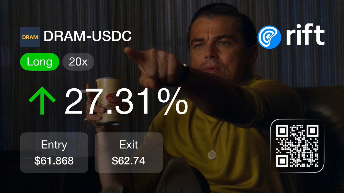 MtDoji's tweet photo. Found $DRAM on @riftapp! 👀 https://t.co/SHXbbRy37N