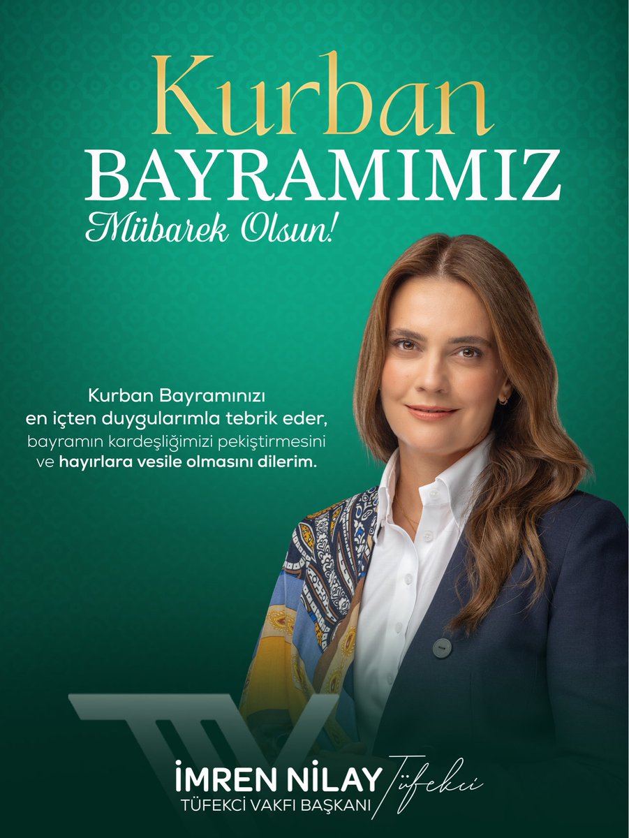 imrennilayt's tweet photo. Kurban Bayramı; paylaşmanın, dayanışmanın, kardeşliğin ve gönüllerin birleşmesinin en güzel zamanıdır.

Kırgınlıkların sona erdiği, sofraların bereketle dolduğu, büyüklerimizin dualarıyla, çocuklarımızın neşesiyle güzelleşen bir bayram diliyorum.

Bu mübarek günlerin; Aziz Milletimize ve İslam âlemine huzur, sağlık, bereket ve birlik getirmesini temenni ediyorum.

#KurbanBayramı���mız mübarek olsun.