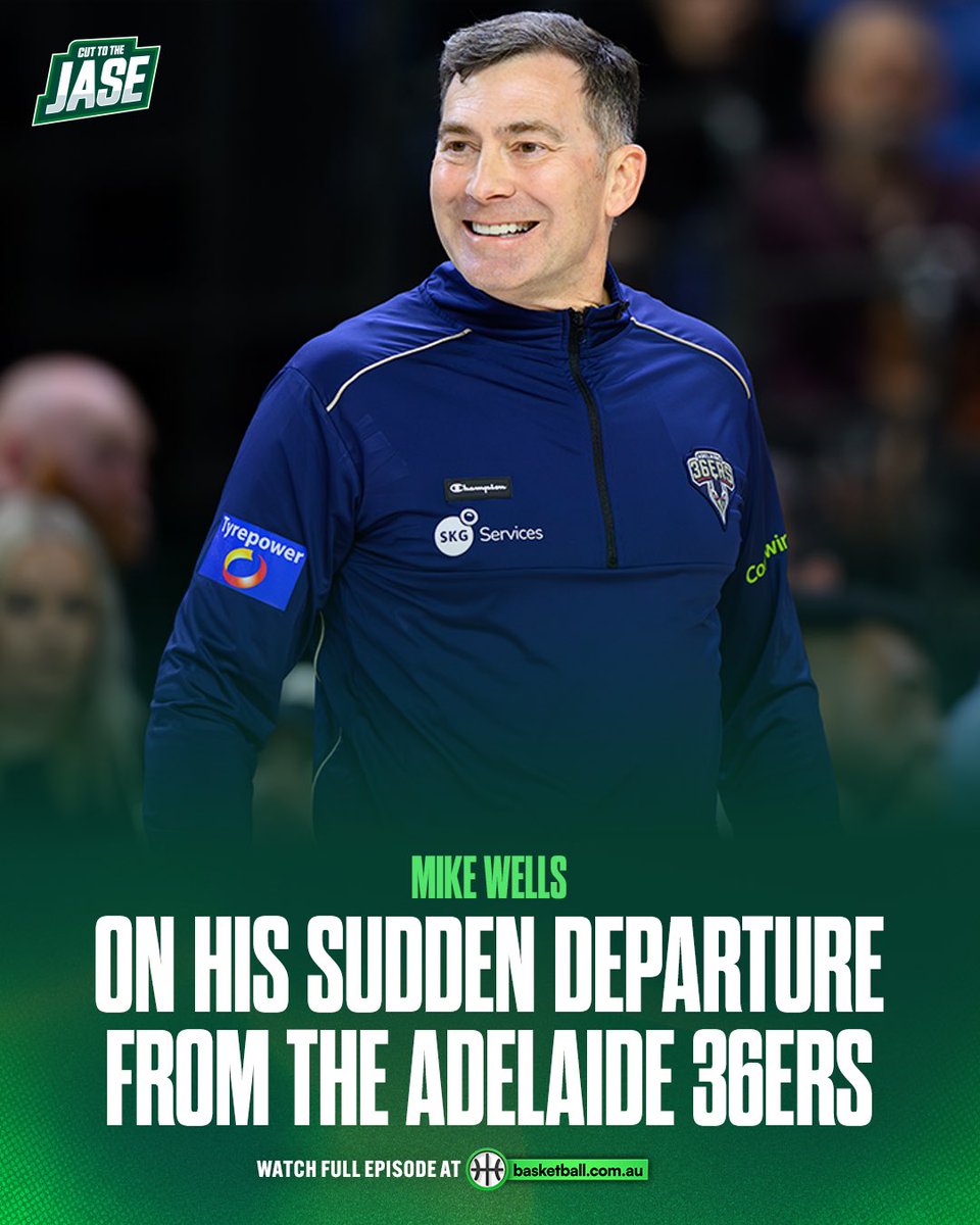 bouncepassau's tweet photo. He went within seconds of taking the @Adelaide36ers to a drought-breaking @NBL title, now Mike Wells opens up about his sudden departure from the club.

Wells joined former 36er @JasonCadee5 on the latest edition of Cut to the Jase.

Aussie Hoops. All Day. Every Day. https://t.co/6BY6mpTIVS