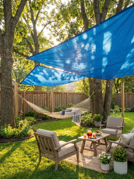 tarpsplus's tweet photo. DIY backyard shade that actually works. 

Grommets line up. Installation is simple. Results are stunning.

No contractor needed. Just you, a tarp, and a vision.

Let's build. https://t.co/jRFH2pkB7m

#DIY #Backyard #Outdoors https://t.co/DUrA3ATY4b
