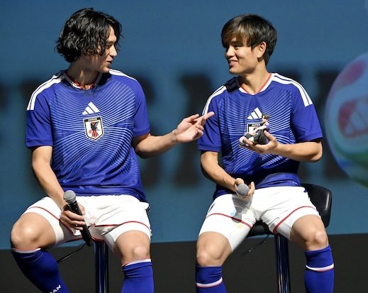 madridistar_18's tweet photo. #サッカー日本代表 🇯🇵

三笘薫の7️⃣番を田中碧へ🔥

南野拓実の8️⃣番を久保建英へ🔥 https://t.co/Ua0QHCPQgy
