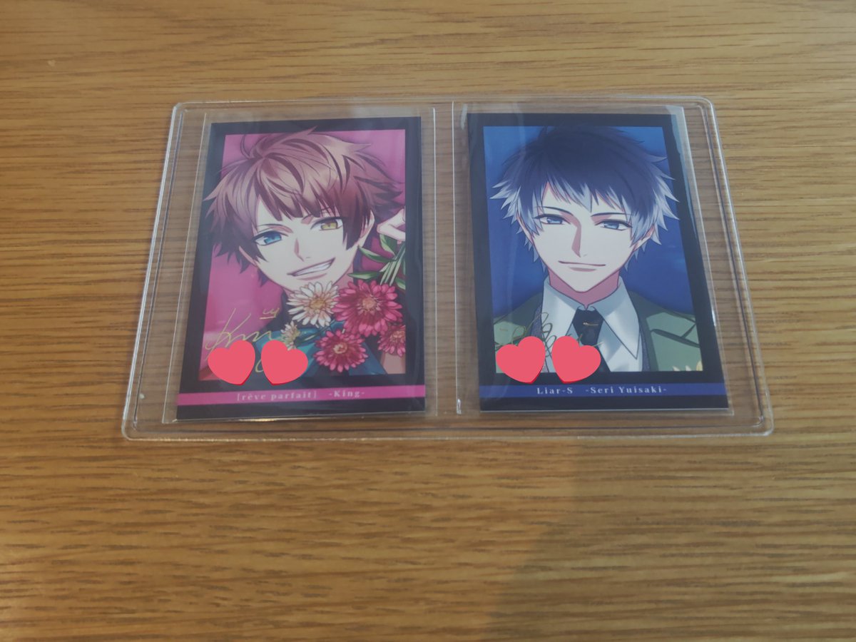 pontiki0110's tweet photo. 【交換】　DYNAMIC CHORD 12th ポップアップ　トレーディングカード

出
箔押し　玲音　芹

求
箔押し　成海

出先のためIDありません
郵送交換

お気軽にお声がけ下さい https://t.co/EH2Z8bPbWJ