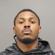 CarsonFowlerTV's tweet photo. Josh Jacobs' initial mug shot released by the Hobart/Lawrence Police Department. https://t.co/A9bXfyiBkn