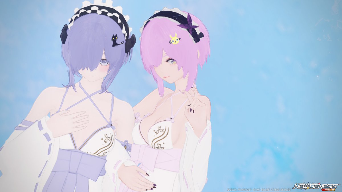 Kotakotan1223's tweet photo. おはんよござます(*'▽')
細かいのはまだまだあるけど⋯今日乗り切れば重たいタスクがようやく😵‍💫

チムフレのゆうちゃんと合わせたやつペタしておきますね😋kawaii💕

#PSO2NGS_SS
#メンテの日じゃないけどｓｓを貼る 
#東雲歌劇団 https://t.co/9HhWyXzrhu