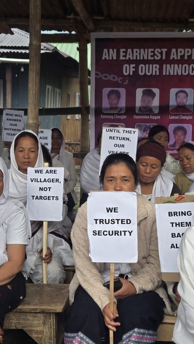 NickgouH's tweet photo. #Manipur.
The pain of a #Mothers waiting for their sons to return home safely is beyond words. Every passing day without answers brings fear, sorrow, and uncertainty to the families of the #14_Kuki civilians who are being held by #NSCN_IM and #SDSA.

We strongly appeal to the #Government of #India and the #Government of #Manipur to take immediate and sincere action to ensure the safe release of all the civilians at the earliest. Human lives must be protected above all differences and conflicts.

The continued silence and delay in resolving this issue are deeply concerning for the families and the entire community. The mothers, children, and loved ones are waiting with hope and tears for their sons to come back home alive and safely.

We urge the concerned authorities to conduct an urgent investigation, establish communication with the groups involved, and secure the unconditional release of the #14_Kuki civilians immediately.

Humanity, justice, and peace must prevail.
@adgpi
@Spearcorps
@aajtak
@ZeeNews
@indiatvnews
@DDNewslive
@ndtvindia
@NewsNation
@RepublicBhart
@ANI
@ABPNew
@PTI_News
@airnewsalert
@BBCIndia
@TimesNow
@timesofindia
@ttindia
@the_hindu
 @IndiaToday
 @WIONews
@majoramitbansal @EastMojoo