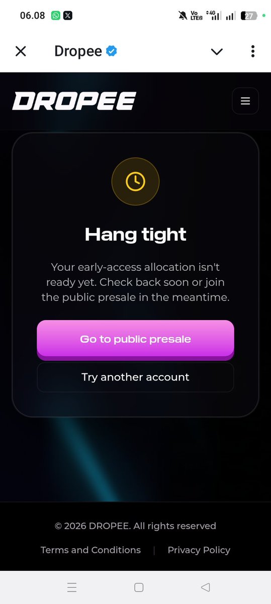 ryuziikyzen's tweet photo. @dropee_app @MintOfTheDay Kenapa?eligible atau tidak bukankah hari ini sudah harus listing kenapa menunda pekerjaan seperti ini? https://t.co/yOQfRhsrCU