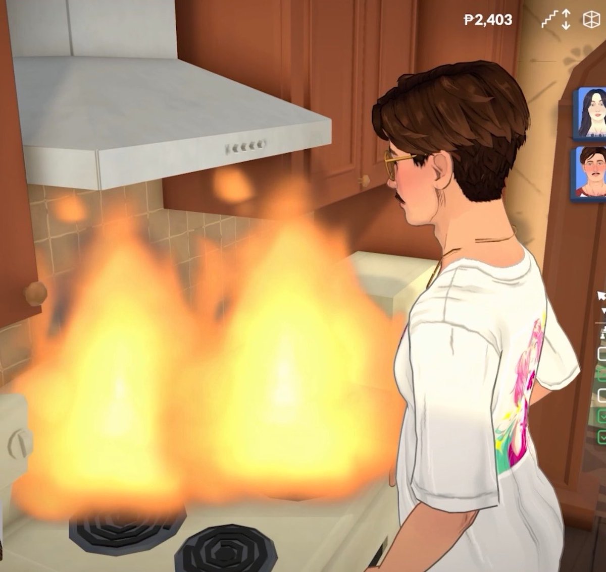 ItsSavSparks's tweet photo. I left him alone for 5 minutes to make toast… 🙃 #paralives https://t.co/e96CAZLgBs