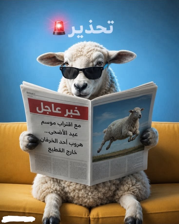 Ndd1200's tweet photo. #عيد_الأضحى_المبارك 
وكل عام وأنتم بخير، أعاده الله عليكم بالصحة والسلامة 🐑🤍 https://t.co/3f0aoAajwr