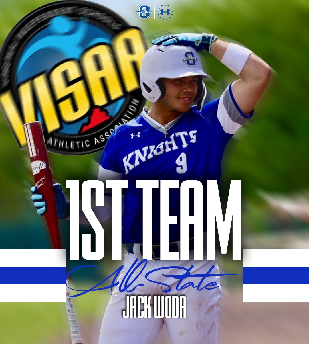 DJOBaseball's tweet photo. Congrats to our backbone, Senior Catcher Jack Woda on receiving 1st team all state!!

Jack is heading off to @ECUBaseball and we could not be more excited for him!! https://t.co/7isaqB29Bb