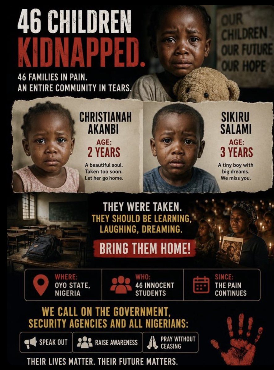 AyeshaLiq's tweet photo. HAPPY CHILDREN’S DAY 🇳🇬 
#Bringthemhome https://t.co/rXtTEb8flh