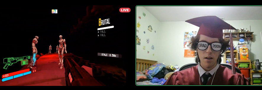 RebirthRiot's tweet photo. watching my friend play ultrakill for the first time. hes so locked in #ultrakill https://t.co/oozpmyTvhV