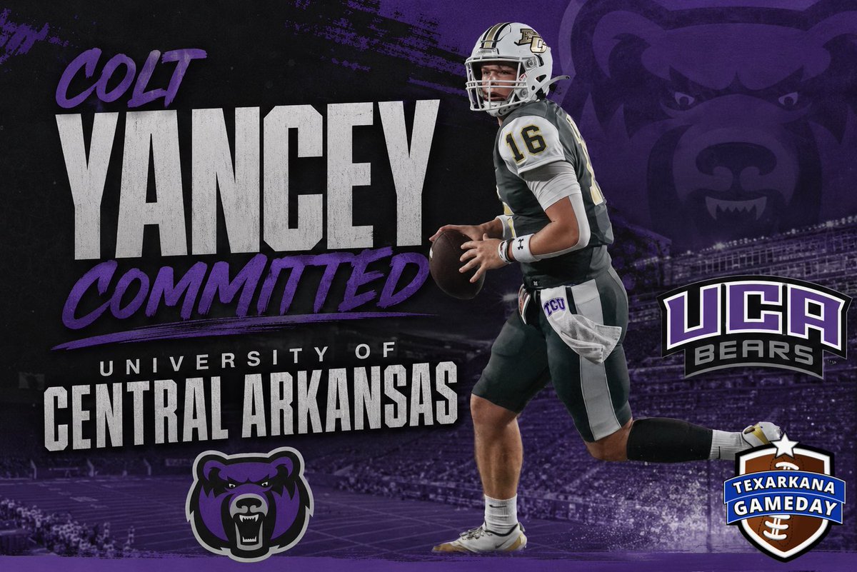 ETX_Gameday's tweet photo. Pleasant Grove QB @ColtYancey has committed to continue his playing career at the University of Central Arkansas. Yancey will be a Senior this upcoming season for the Hawks. @Coach_JDarby #txkgameday #uca @Matt_Stepp817 @dctf @MR_Gameday903 https://t.co/C2W6vElbQH