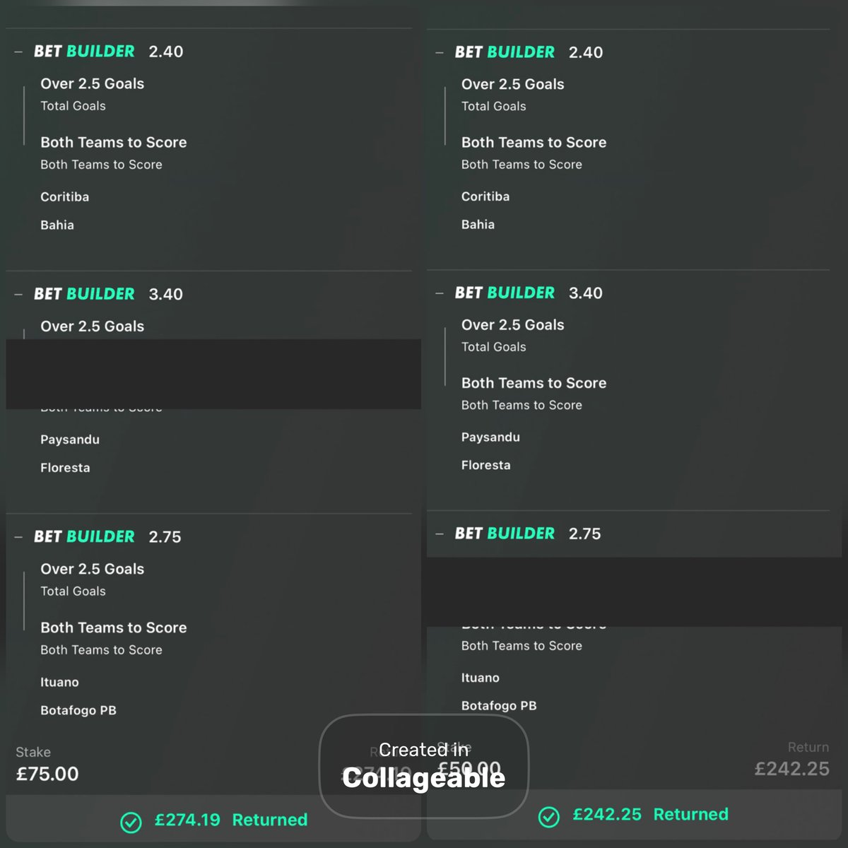 CashperPlays's tweet photo. Over the last week….

Trebles &amp; Doubles for the win

Let me help make you💰 https://t.co/9KqmwudK4J