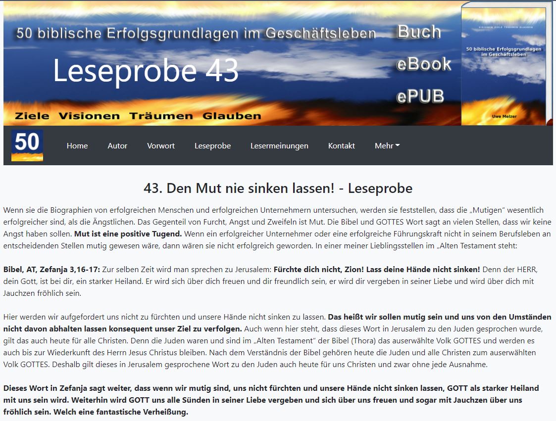 RfD_BRD's tweet photo. #Leseprobe #Buch #eBook 50 #Erfolgsgrundlagen Kapitel 43. Den #Mut nie sinken lassen! #Mutige sind #erfolgreicher als #Ängstliche: https://t.co/QcVCyGEH8I https://t.co/rXT8a2b4pJ