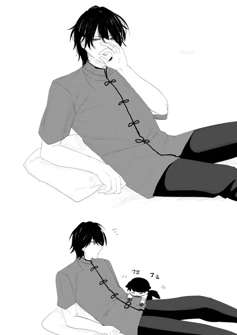 静馬
お腹ふみふみこいぬを添えて 