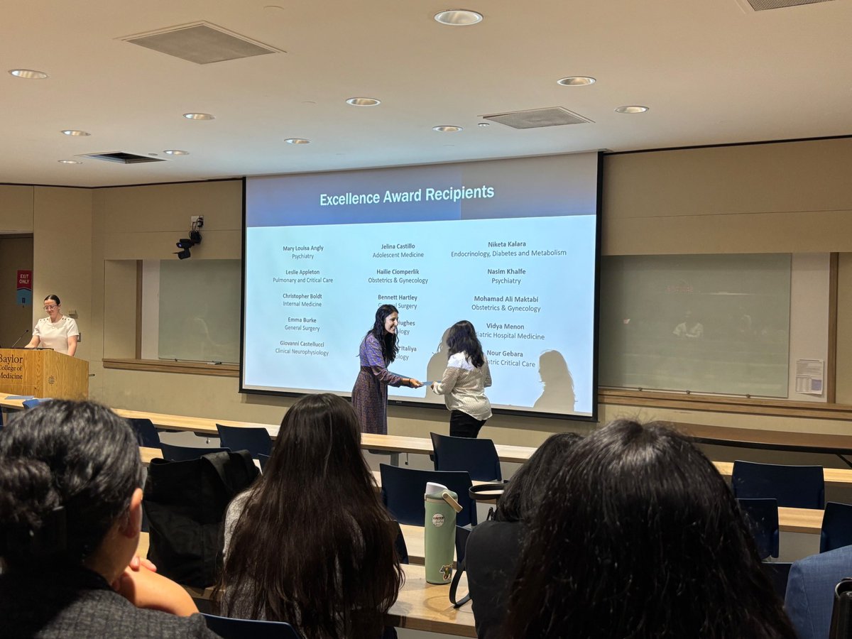 BCM_PathRes's tweet photo. Celebrating two of our outstanding residents, Samantha Walczak (PGY-2) and Sonal Italya (PGY-3), on receiving a GME Excellence Award!  A well-deserved recognition for two incredible residents! Congratulations, Samantha and Sonal! 
#BaylorPathology #PathologyResident #GME https://t.co/KOwWW1zF9u