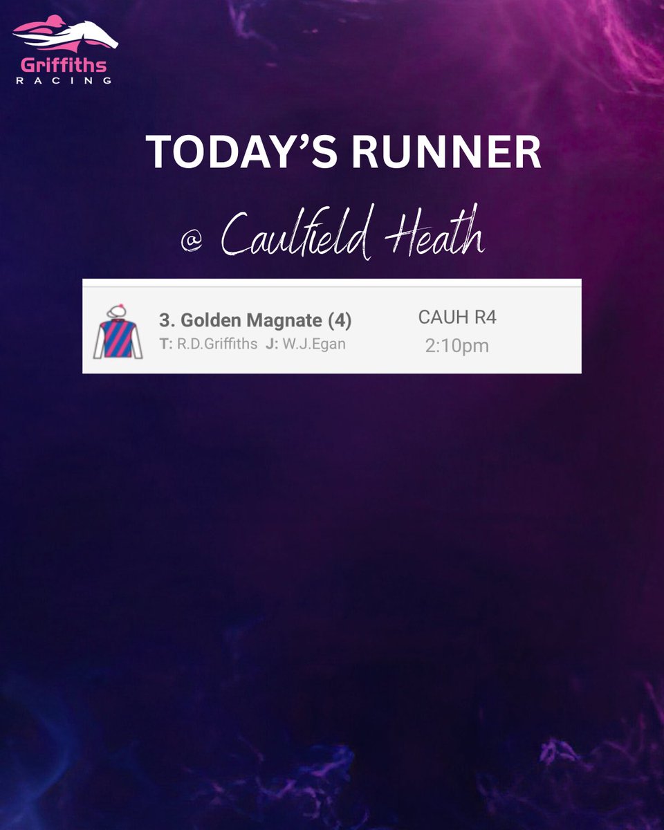 GriffithsRacing's tweet photo. Today’s Runner at Caulfield Heath 🐎 https://t.co/4ZgoIehyGJ
