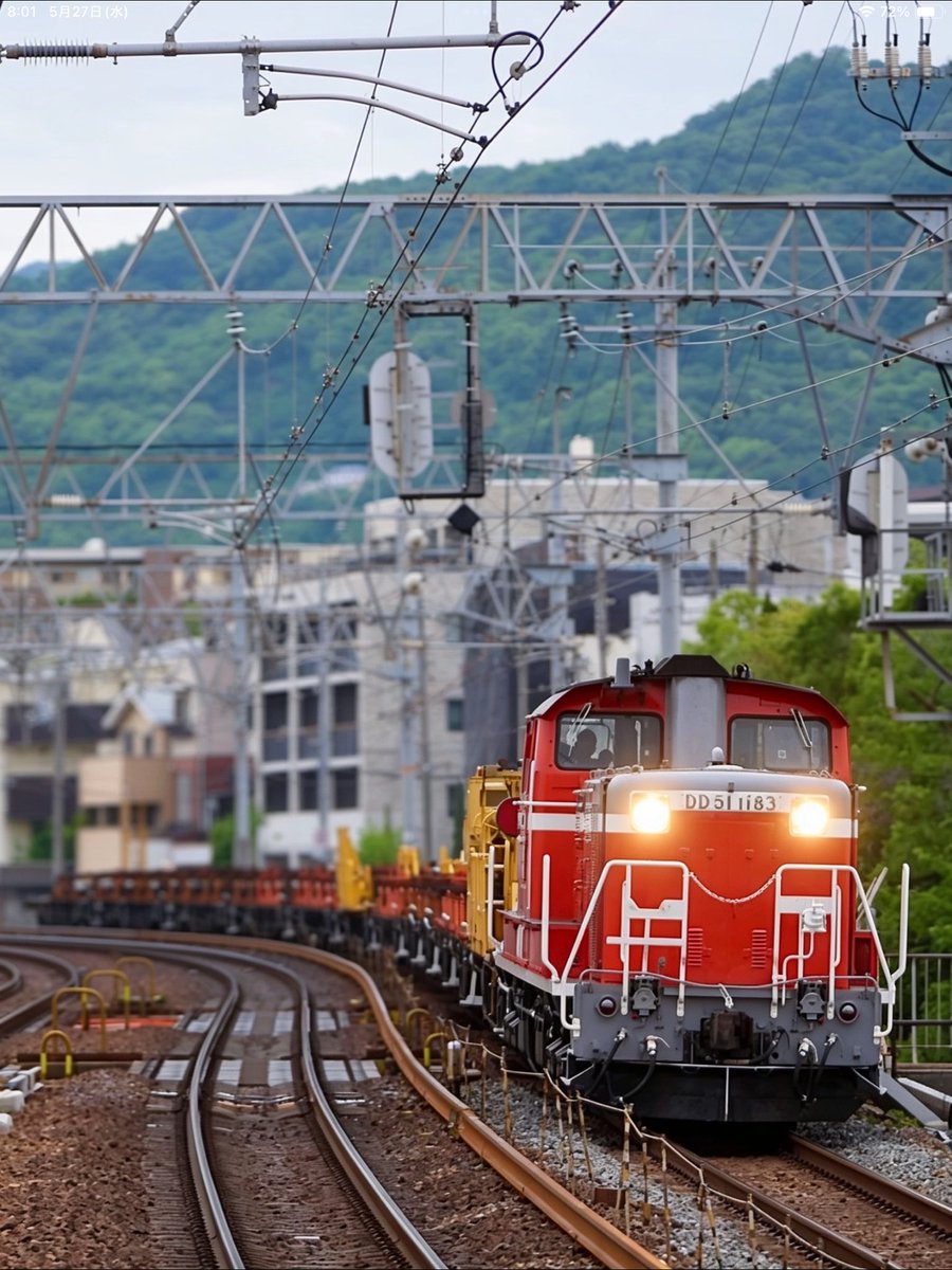 DD51 #ロンチキ 2026.5.27 宝殿転回工臨返空 工9366レ DD51-1183+