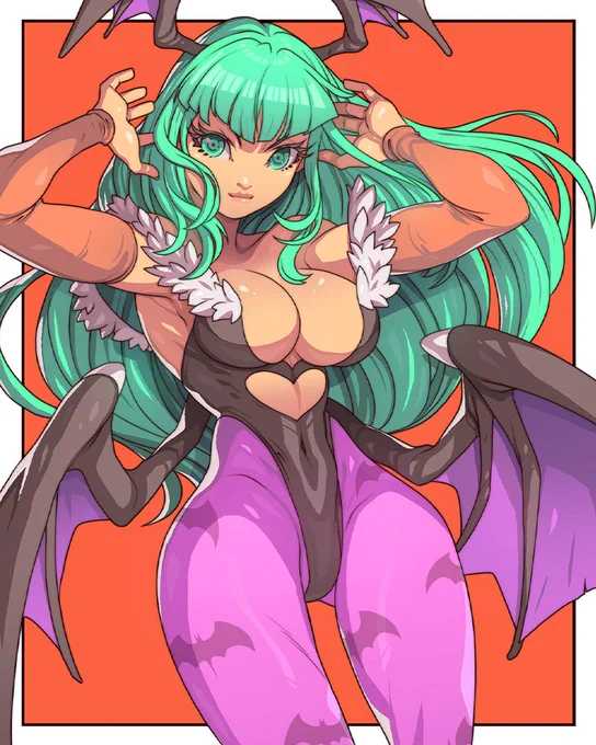 Mi amor #morriganaensland #edwinhuang #darkstalkers