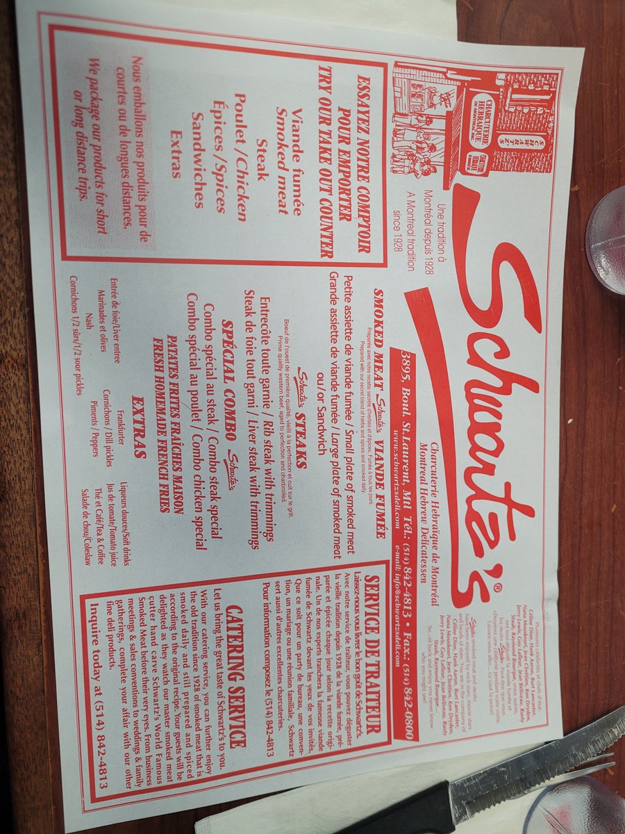 Xcryptic589's tweet photo. @JoelKatz if you're ever in Montreal you should check this out. It's delicious and has been around since 1928. https://t.co/XcOW8GrHFO