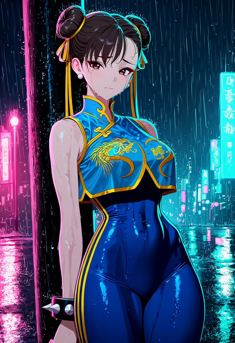 AiHat97220's tweet photo. 😢 #AIイラスト #ChunLi https://t.co/PSdJBv4pYJ