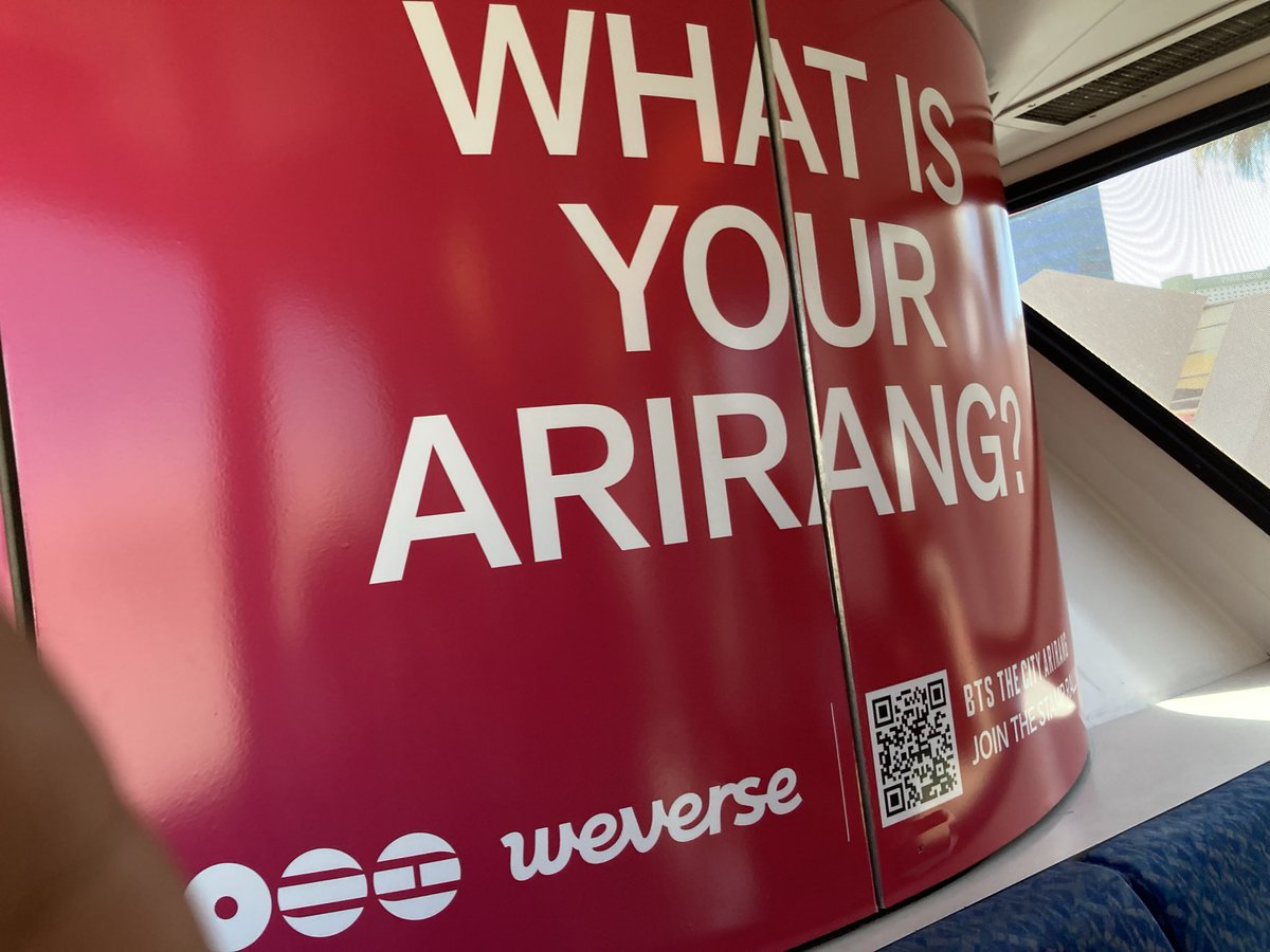 nomadnoor's tweet photo. The #ARIRANG_TOUR_LASVEGAS tram #STAMPRALLY https://t.co/BAENbM8Pmu