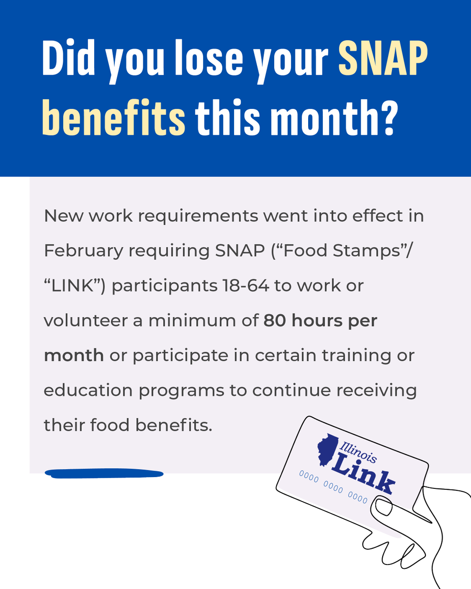 ChiHomeless's tweet photo. If you have any questions or need assistance with SNAP or other public benefits, contact the CCH Law Project at (800) 940-1119 or Legal Aid Chicago at (312) 341-1070. Learn more: https://t.co/D8WnGxNJ5T https://t.co/1Pyl71EEU0