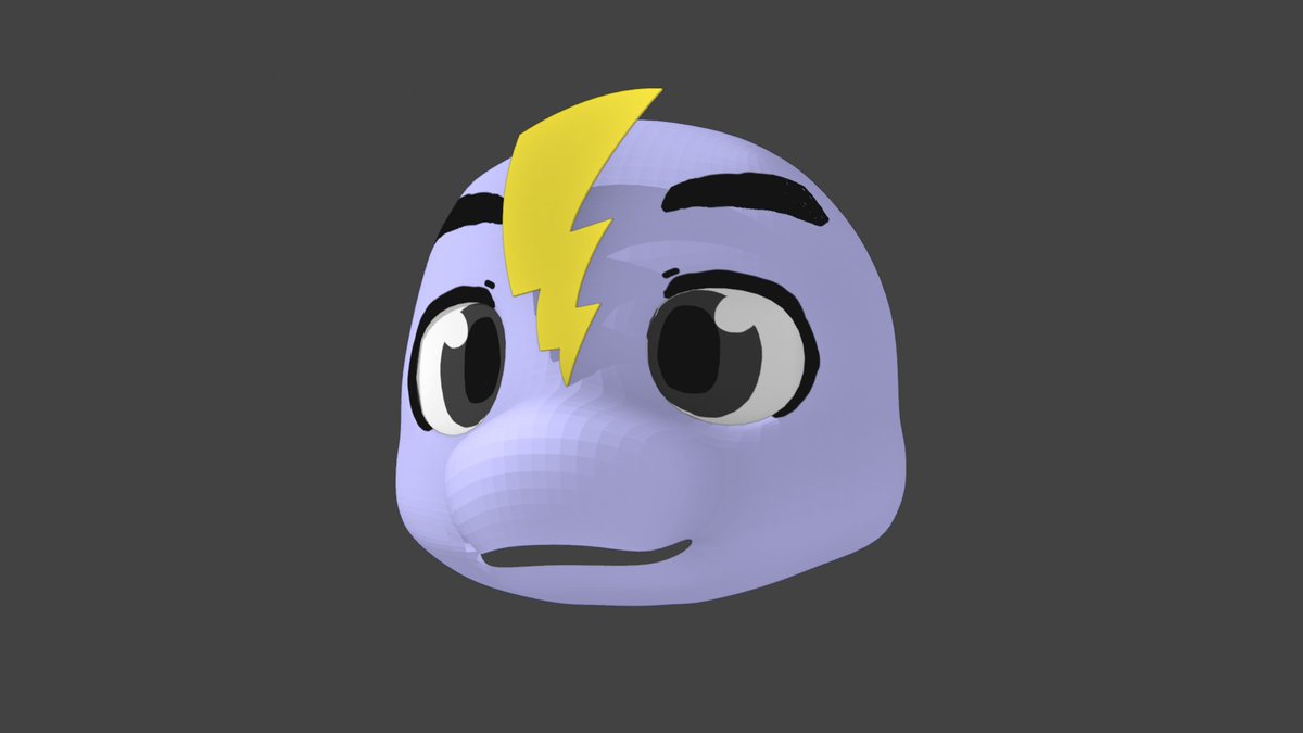 thunder_xmas's tweet photo. 3代目ヘッドを作りたくてBlenderこねこねしてるけど、微妙に不気味の谷現象が…
どうしたらマシになるんだろう
（有識者アドバイス求む！🙇‍♂️🙇‍♂️🙇‍♂️） https://t.co/KogKGPSIAj
