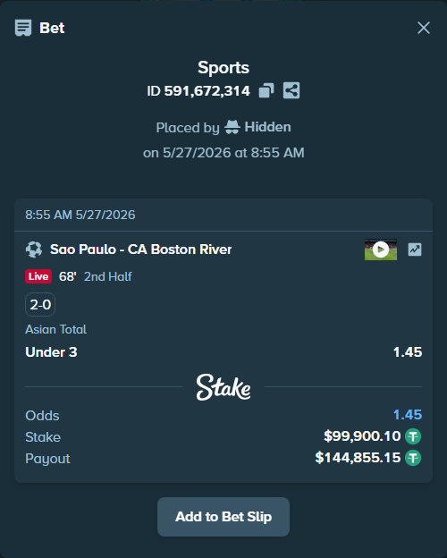 Stake High Roller tweet media