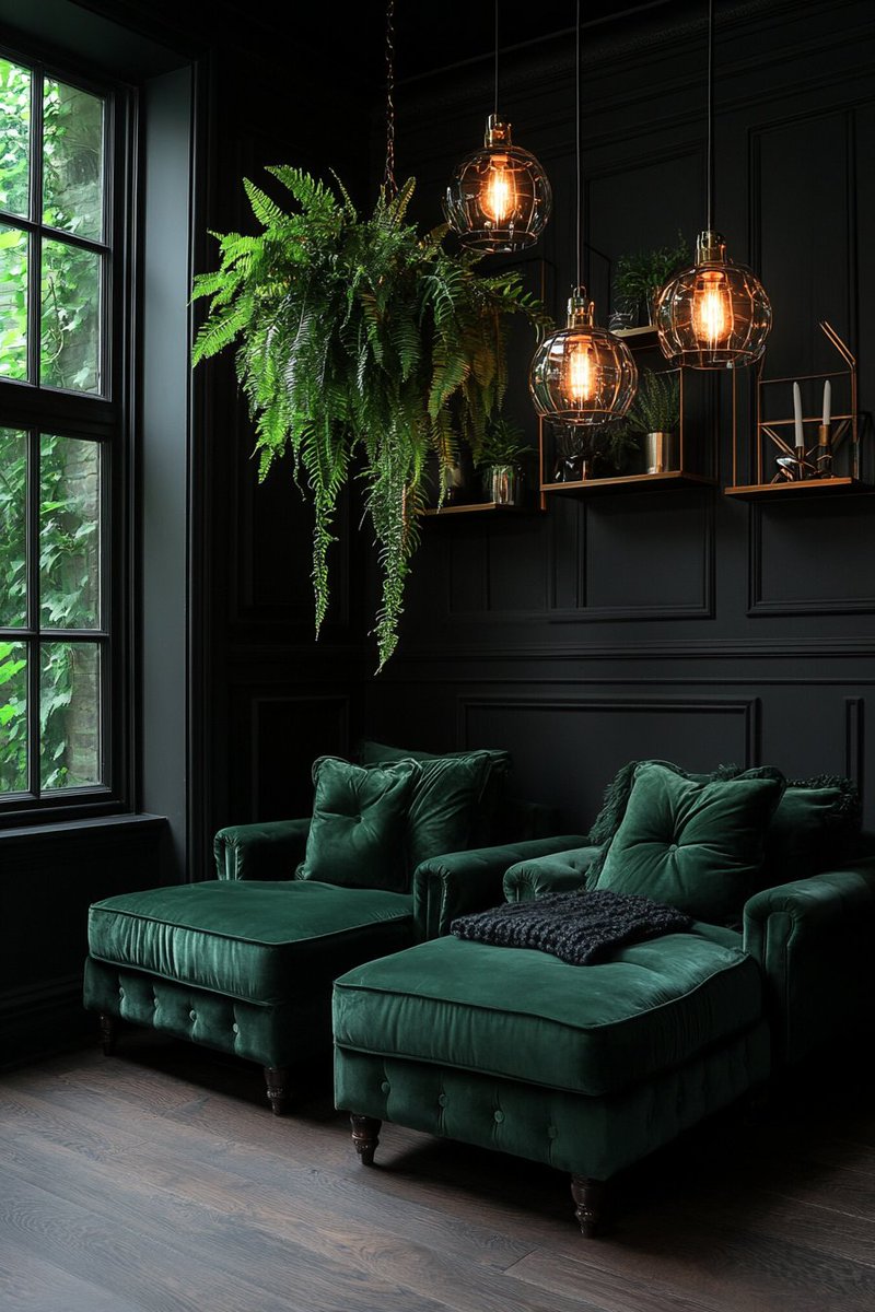aesthetic117777's tweet photo. Dark academia home decor design 🕰️. Essentials in Pinned Post! 📌

#darkacademia #moodyemerald #homedecor #vintagehome #librarydesign https://t.co/LvhZyhuvnn