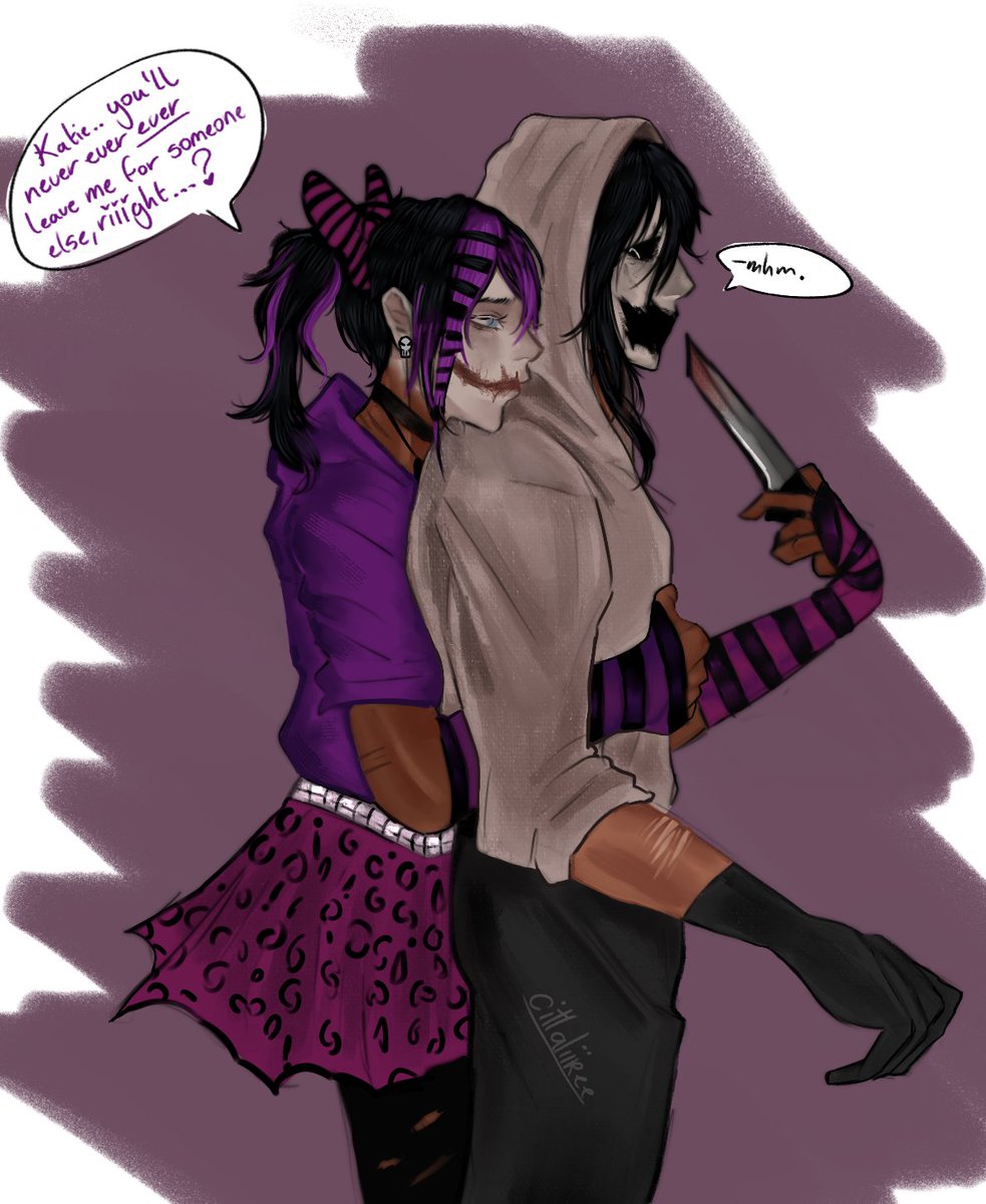 citlaliiree's tweet photo. no babe i rlly like how ur knife scratches my mask when u get angry its really sweet

#ninakate #ninathekiller #katethechaser #slenderverse #creepypasta #crptwt #YURI https://t.co/aq8y9SBRDz