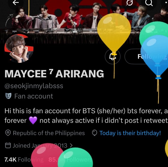 MAYCEE ⁷ ARIRANG tweet media