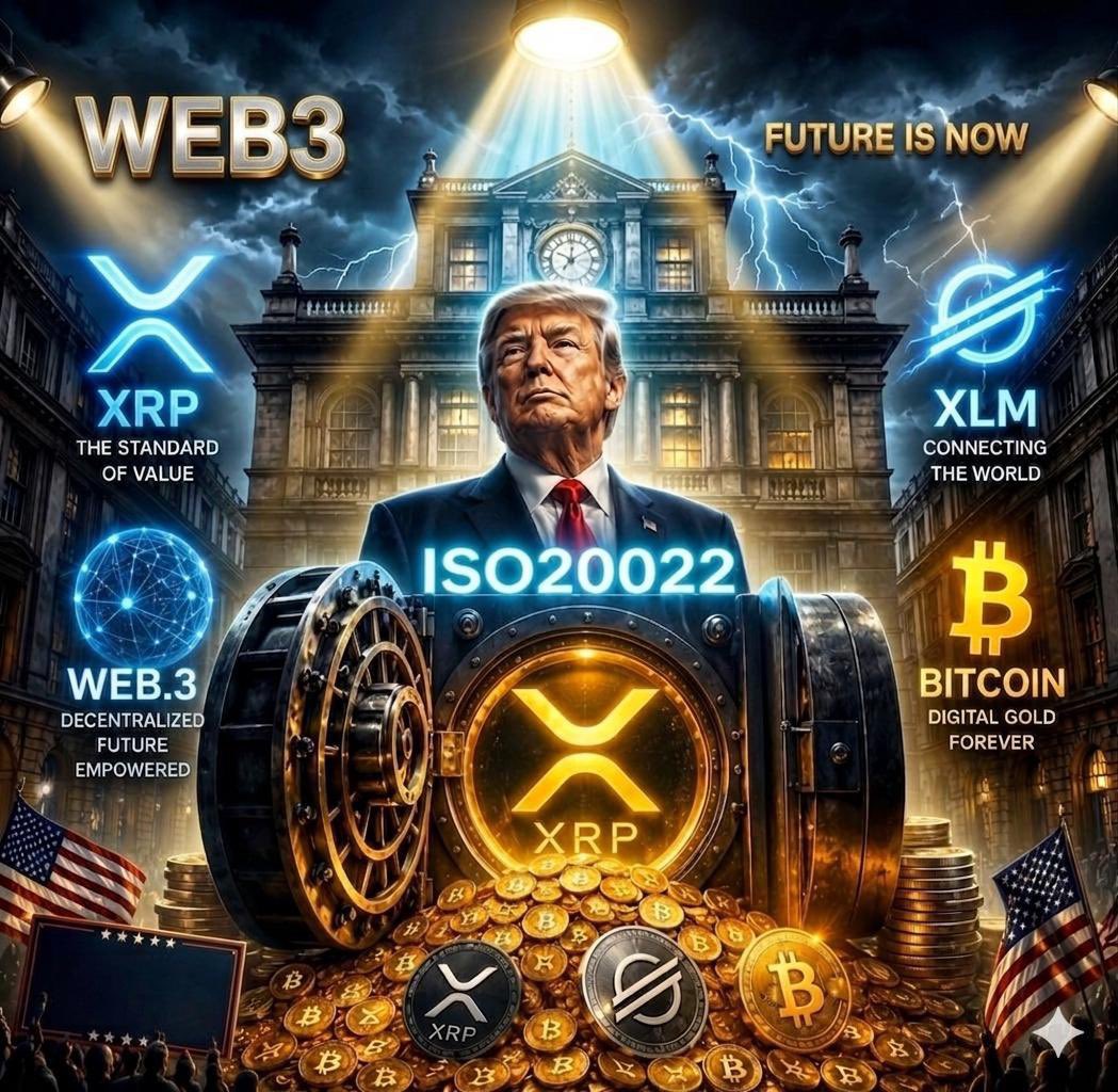 RawPeace_Monica's tweet photo. 🏛️ THE NEW STANDARD 🏛️
The WEB3 revolution is here. ISO20022 is live, unlocking a decentralized future empowered by digital gold.
• XRP: The Standard of Value 💎
• XLM: Connecting the World 🌐
• BTC: Digital Gold Forever 🥇
THE FUTURE IS NOW. 🚀⚡️ https://t.co/PAhyL16dd8