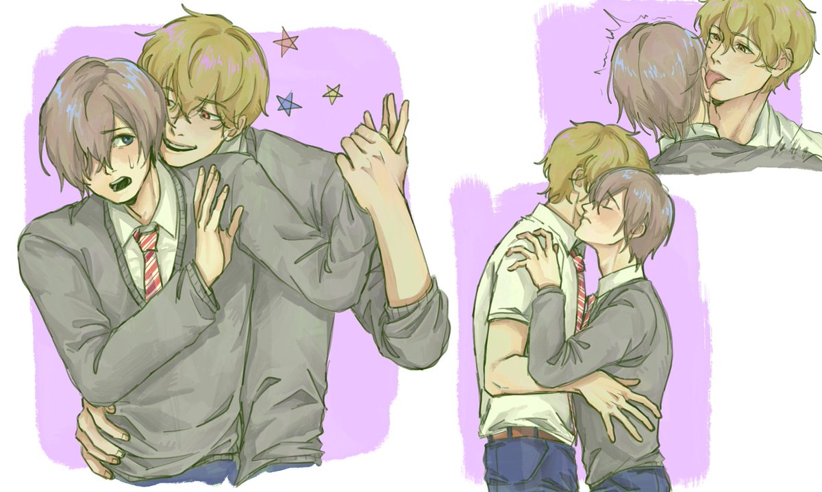 SleepMayDay's tweet photo. Unas ships pendejas que tengo del Ookami Shoujo (me gusta el anime perdón) y de Cross Days

Oigan ya prometo traer polnito xD https://t.co/Ly8U4RVEEN