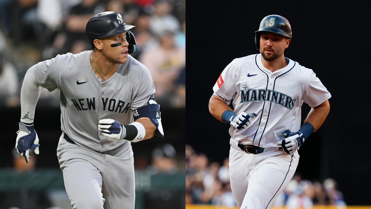 KnowNonsense_'s tweet photo. I know it's still early in the year,

But Judge currently has a 159 wRC+, including his current "slump."

and Cal Raleigh had a 161 wRC+ in his "MVP" season last year... https://t.co/Wlkr2h5qDq