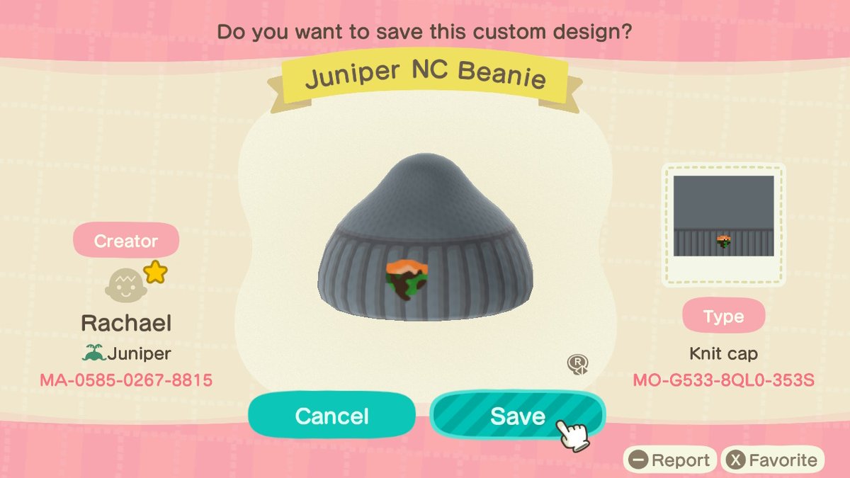 RaeFaeACNH's tweet photo. Guess where I'm headed today . . .

I'm visiting my old island, Juniper! 🌲

Although I've long since restarted and Juniper only exists as a dream now, I thought it would be fun to revisit. Here are just a couple designs I made for it. Feel free to download! 💕

#acnh #acnhootd https://t.co/ztAiw8184X