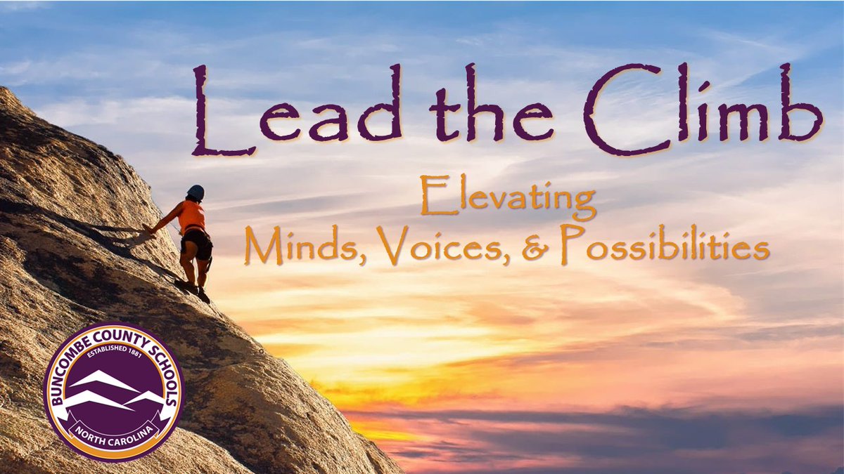 Dr_Rob_Jackson's tweet photo. Thank you, @BuncombeSchools leaders, for sharing your insights and reflections this year as we read "High Road Leadership" by @TheJohnCMaxwell through our #BCSBookstudy. To everyone who joined in from beyond our beautiful mountains, thank you! #LeadTheClimb
btw - Highly recommend this book! 10/10
