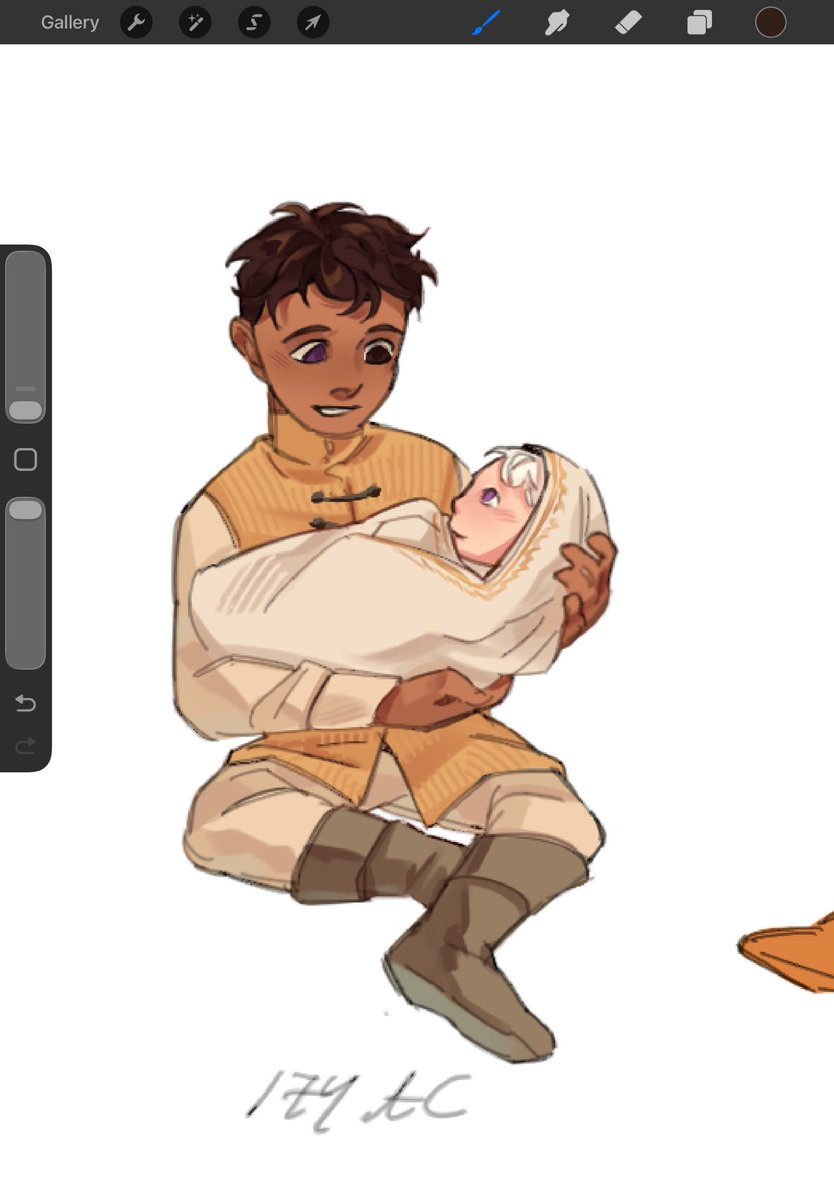 _vanadis_q's tweet photo. I get so emotional thinking ab baby Baelor and Maekar </3 Baelor carrying Maekar everywhere like the most precious doll https://t.co/g9Buz0p6hA