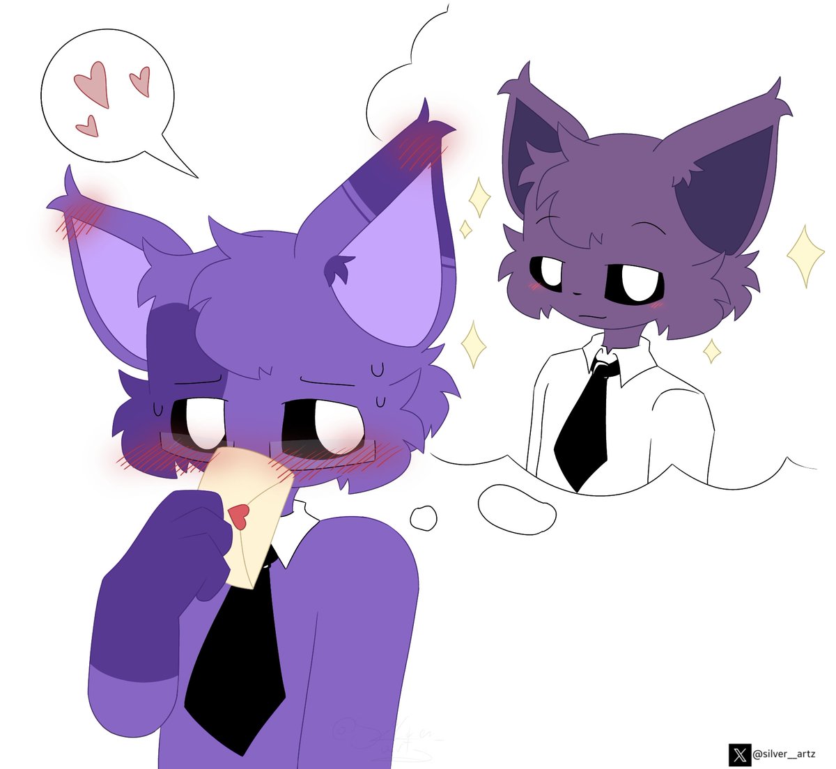 silver__artz's tweet photo. 💌💕
. 
Characters by: @_Skebfu and @Paulo75652968 
#dadnap #springnap https://t.co/G6eESuL85t