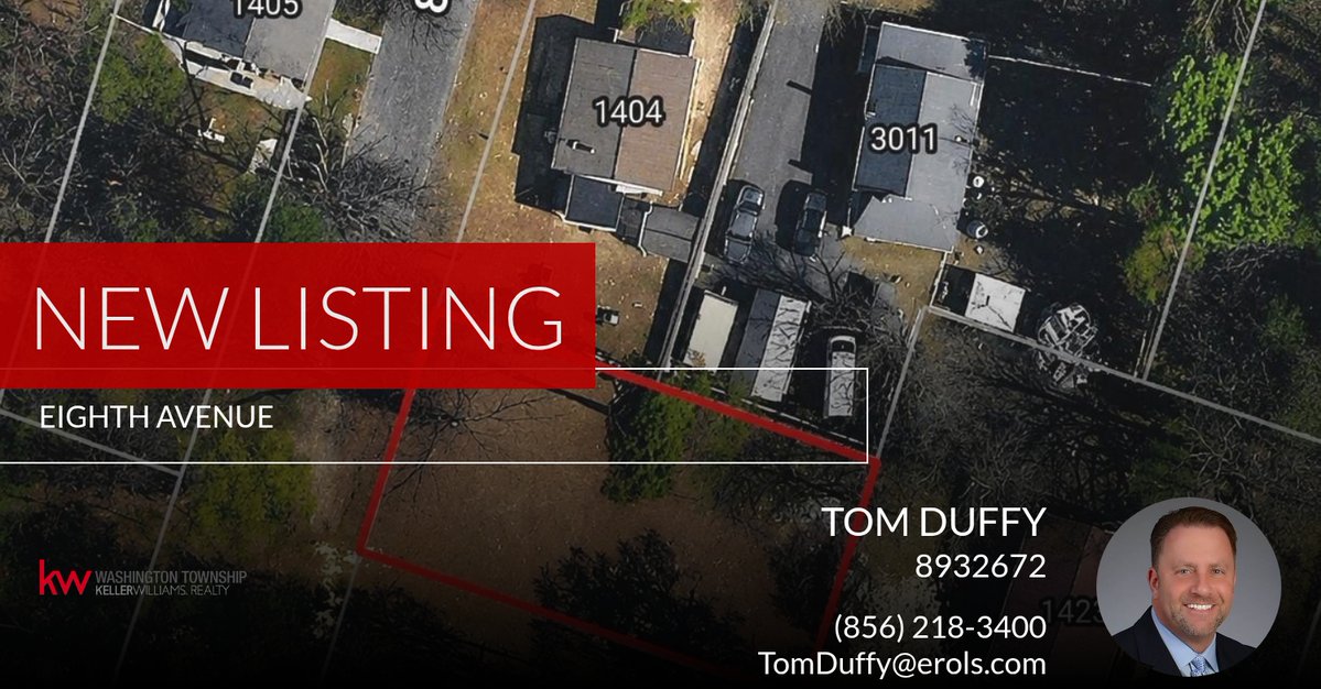 TomDuffyRealtor's tweet photo. 📍 New Listing 📍 Take a look at this fantastic new property that just hit the market located at Eighth Avenue in Williamstown. Reach out here or at (856) 218-3400 for more information

The Tom Duffy Team
Tom Duffy... https://t.co/WU6dUTSoMs https://t.co/4THPVYY3Yb