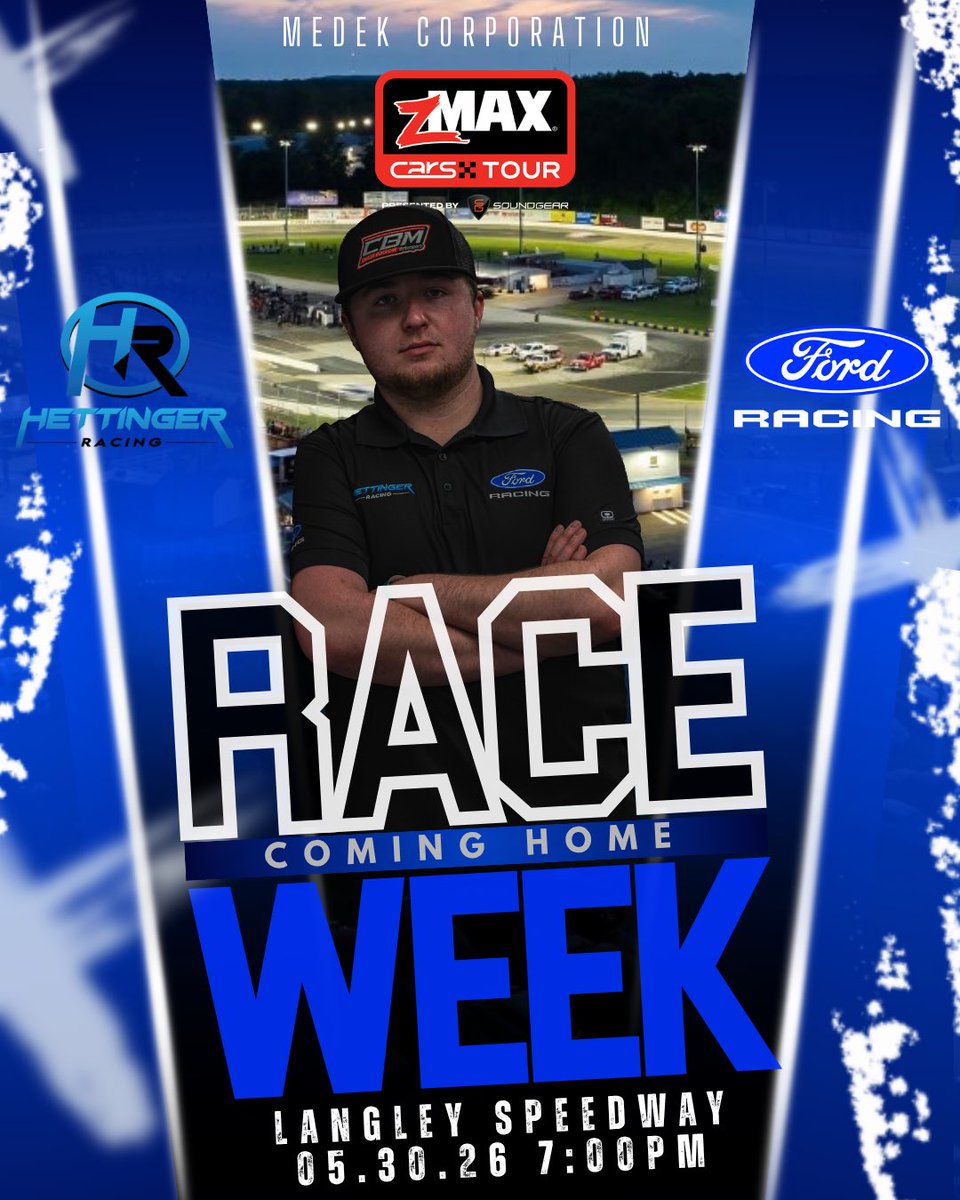 ChaseBurrow00's tweet photo. There’s no place like home! The zMAX @CARSTour makes its way to our home state/track, 7PM, Saturday, May 30 at Larry King Law's @LangleySpeedway 

Tickets: https://t.co/AgWwrsMkTI
Preview: https://t.co/xk71vR81rg

@HettingerRacing #5 @VictoryTrailers @FordRacing 

GFX @mayhemco_ https://t.co/MNiUfWtQXV