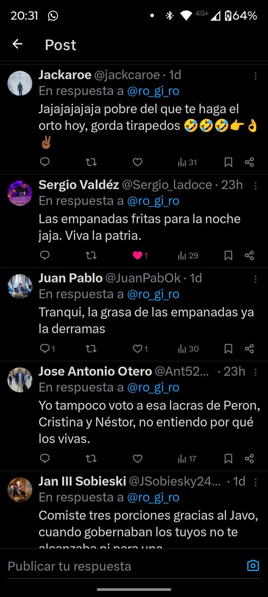 ro_gi_ro's tweet photo. Discutir ideas? Qué es eso?? 
Los trollsito de Libertad Avanza cada vez mas cortitos de ideas... https://t.co/Y67I12LIKH