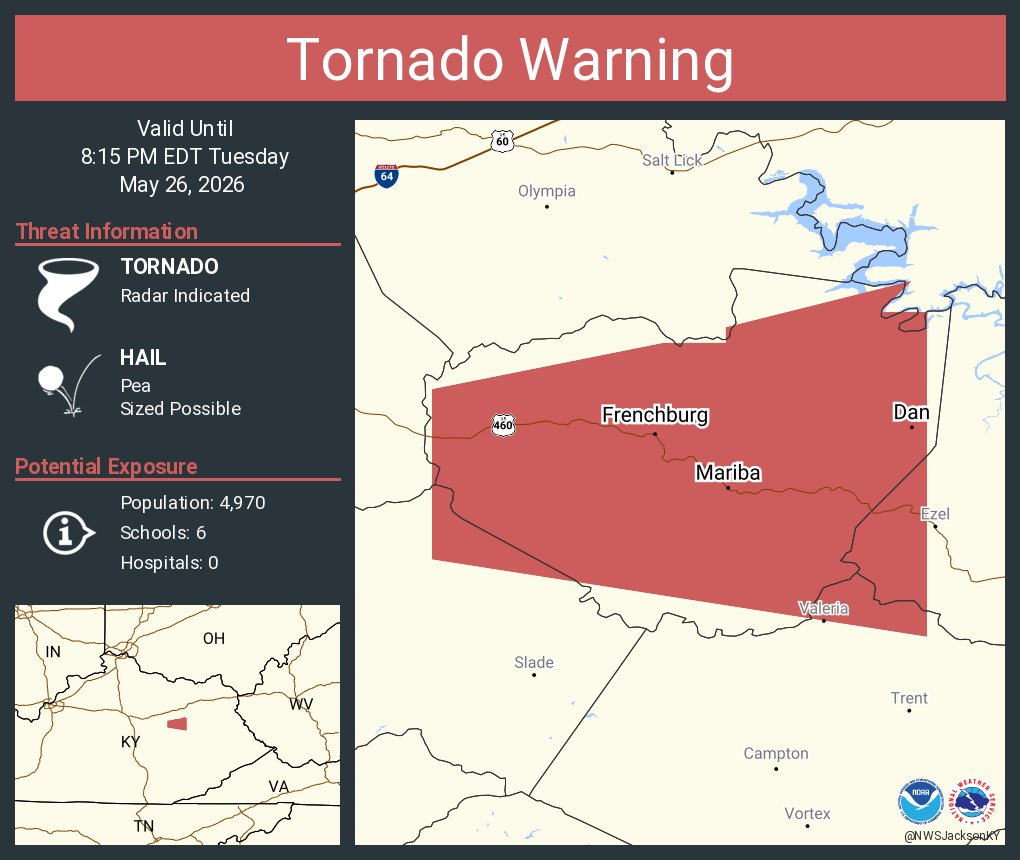 NWS Tornado tweet media
