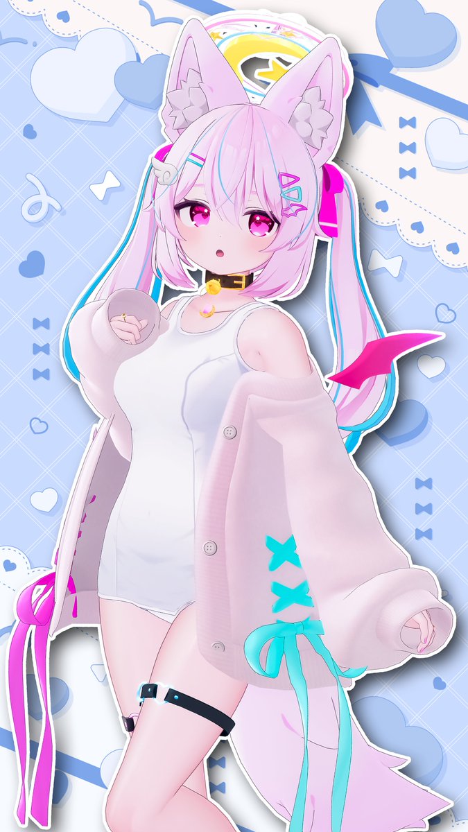 ShiraraSub's tweet photo. スク水プラムちゃん

衣装：Re:旧型スクール水着（#かぷちやこーで）
#VRChat #Plum3D https://t.co/7XIJdhyReN