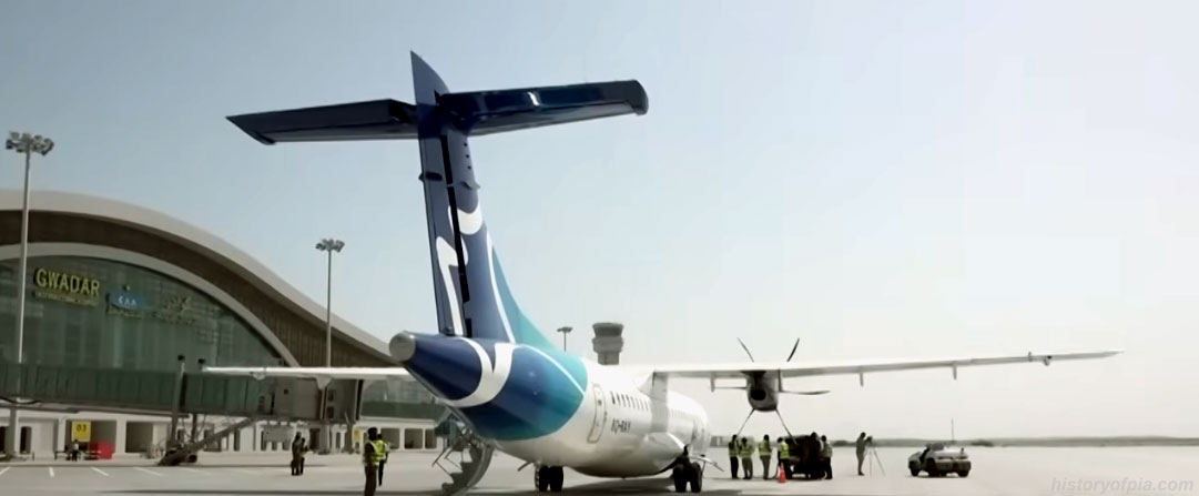 avpak3's tweet photo. May 25, 2026, arrival of a leased ATR 72 at Gwadar International Airport as South Air proving flight from Karachi. https://t.co/7ZRbT4iFZ1