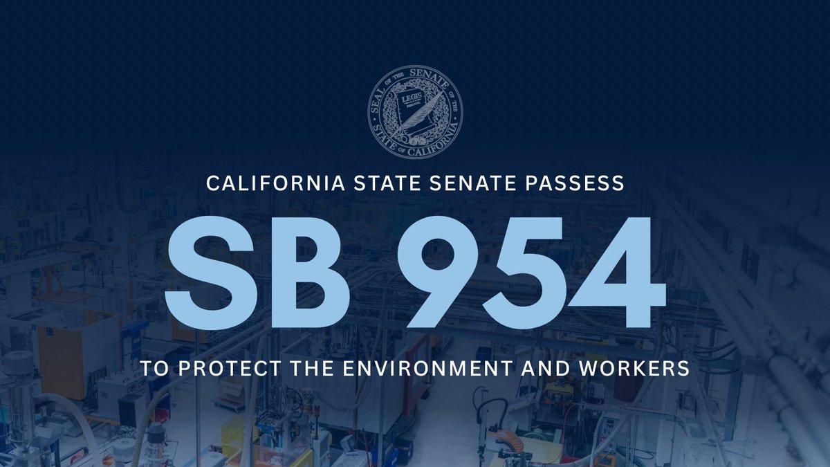 SenBlakespear's tweet photo. Glad to report the Senate has just passed #SB954, to balance reforms made to CEQA last year with needed protections for the environment, workers and endangered species. Read more. https://t.co/DsgYKfXjLw https://t.co/dqBUMjXkrf