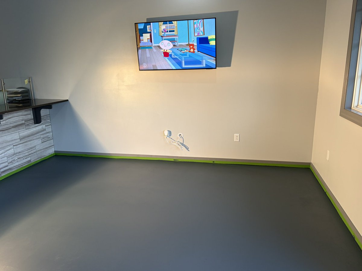 DrDadBuilder's tweet photo. Most people will only see the finished office.

They won’t see the nights spent taping trim, rolling floors, hanging TVs, and figuring it out in real time.

Here tonight. Patients tomorrow.

Before ➡️ prep ➡️ after.

Independent urology. Built from the ground up.

This is what independent medicine looks like.

#PrivatePractice
#Urology