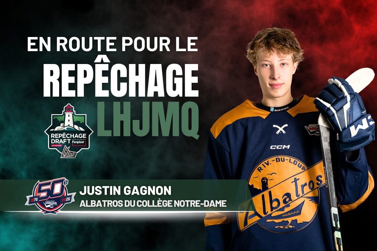 LHM18AAAQ's tweet photo. À l’approche du repêchage 2026 de la @LHJMQ, Justin Gagnon fait partie des espoirs qui attirent de plus en plus l’attention au Québec. L’attaquant des @AlbatrosCND a connu une saison 2025-2026 marquante.

Détails: https://t.co/TFQXqcXo8K https://t.co/88gVuRHj6N